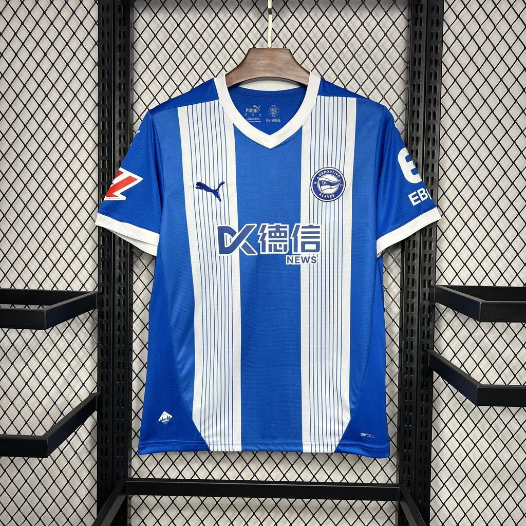 Camisa titular do Deportivo Alavés 2024/25